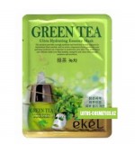 EKEL Маска с экстрактом зеленого чая "Green Tea Ultra Hydrating Essence Mask" 1 шт.